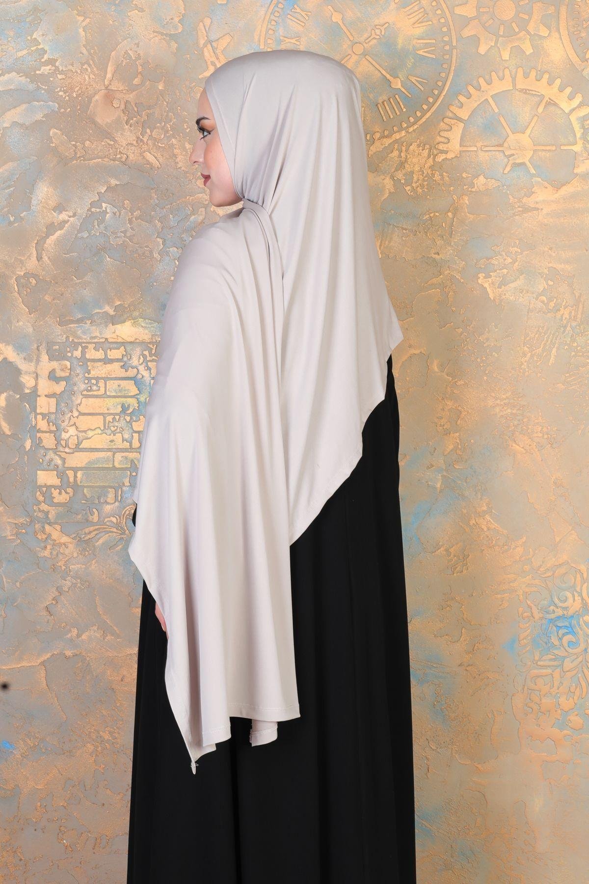 Hijab şal vizon