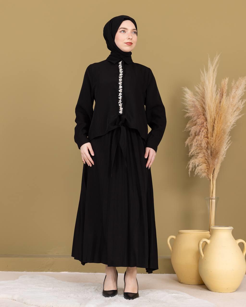 Sayra Shawl Etekli Takım