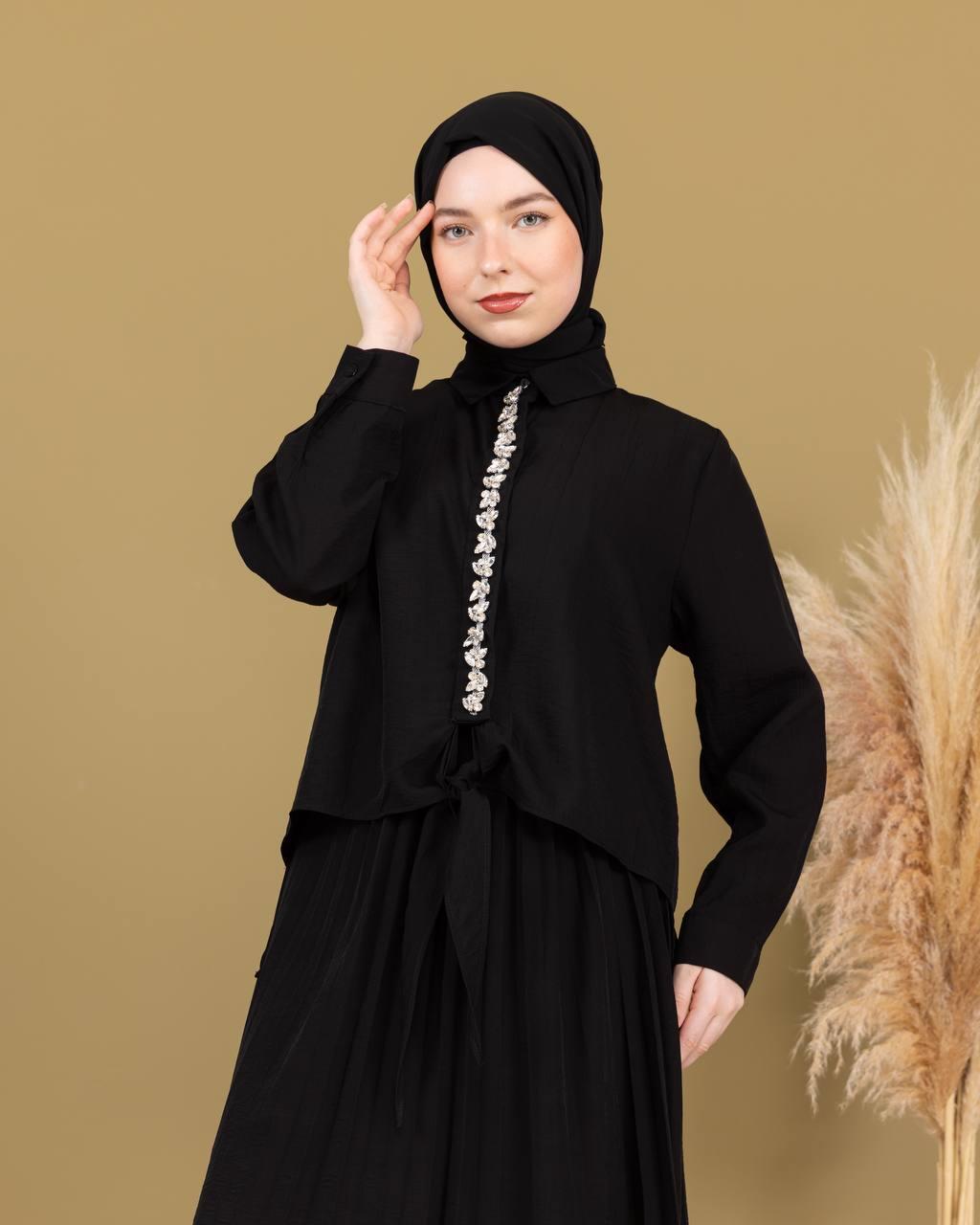 Sayra Shawl Etekli Takım