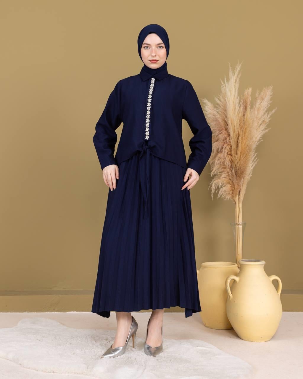 Sayra Shawl Etekli Takım