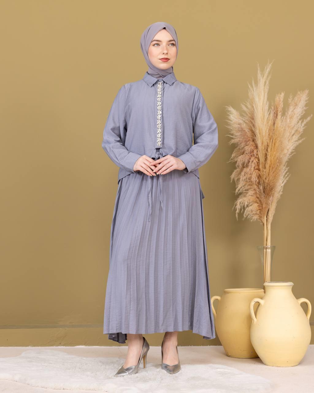 Sayra Shawl Etekli Takım