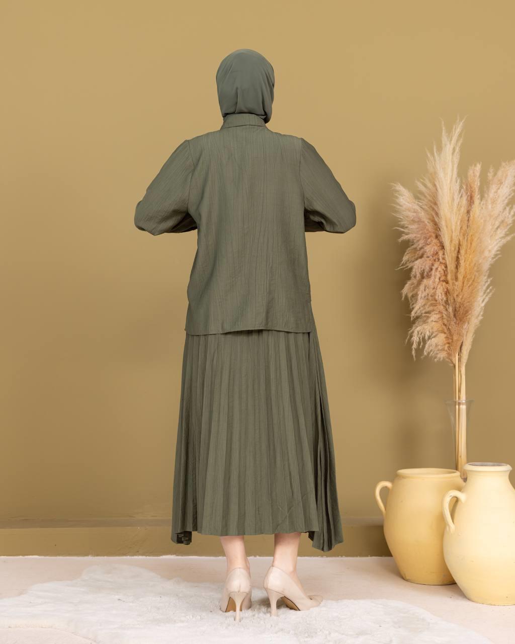 Sayra Shawl Etekli Takım