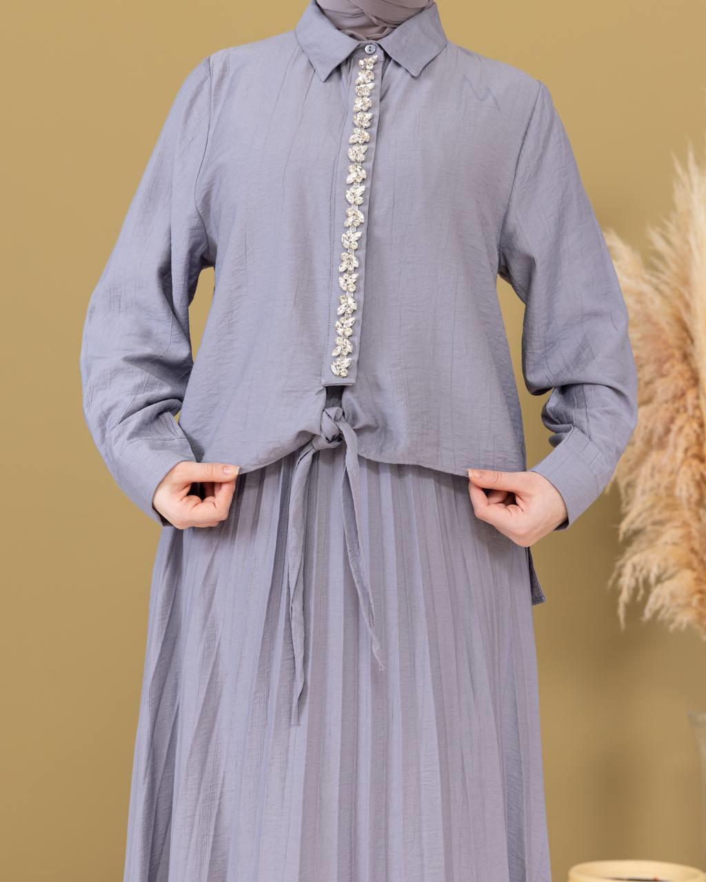 Sayra Shawl Etekli Takım