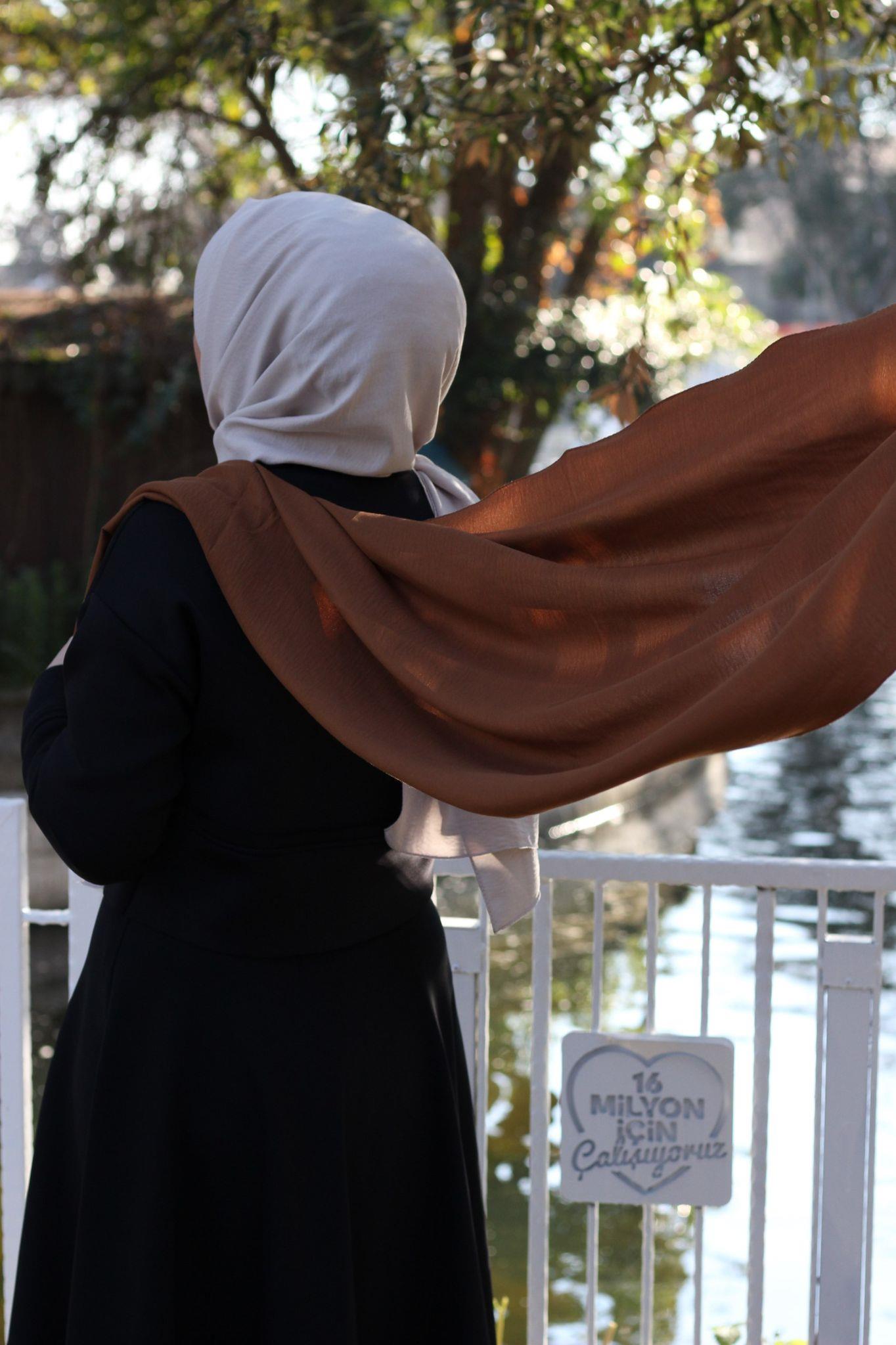 Sayra Shawl Kadın Kapiçino Caz Şal