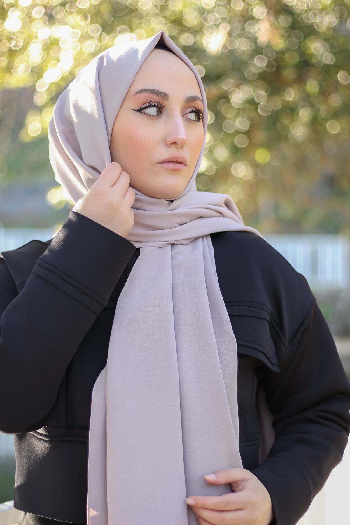 Sayra Shawl kadın krem caz şal SYR001