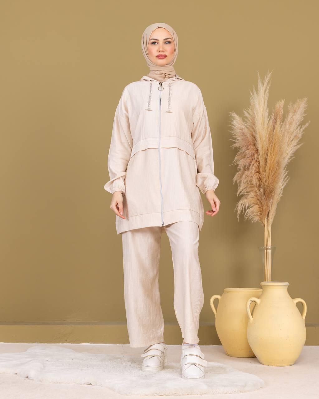 Sayra Shawl Pantolonlu Takım