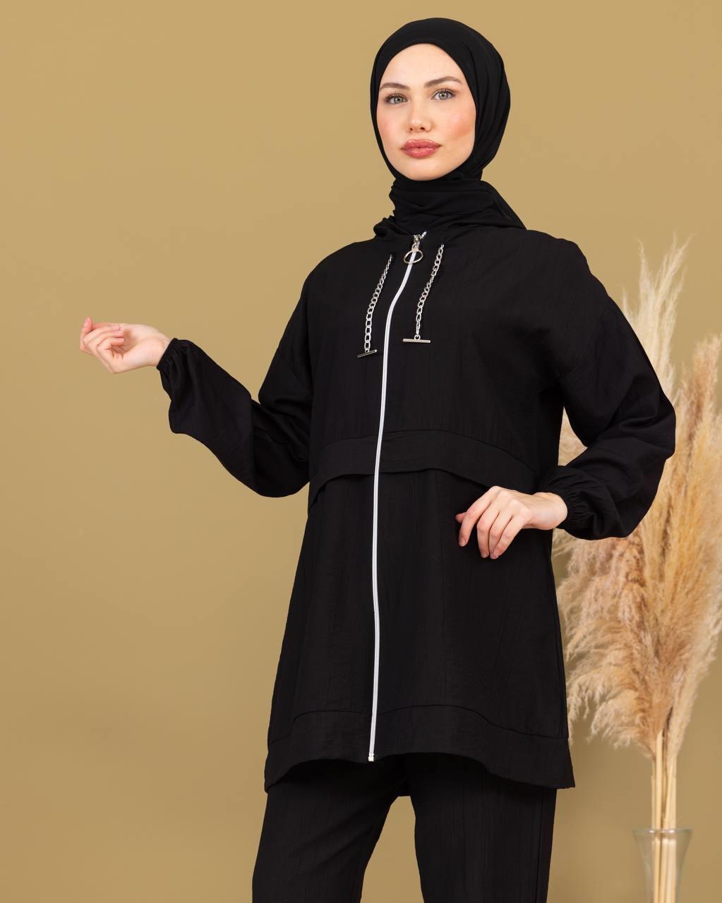 Sayra Shawl Pantolonlu Takım