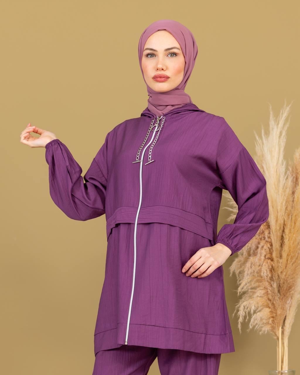 Sayra Shawl Pantolonlu Takım