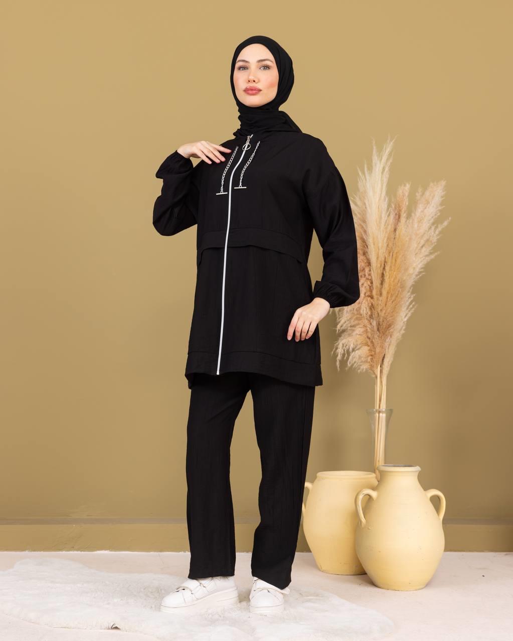 Sayra Shawl Pantolonlu Takım