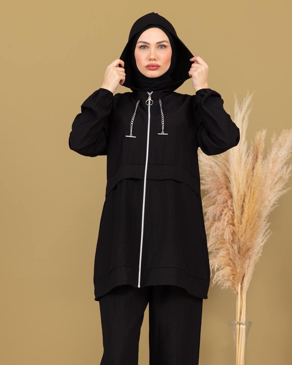 Sayra Shawl Pantolonlu Takım
