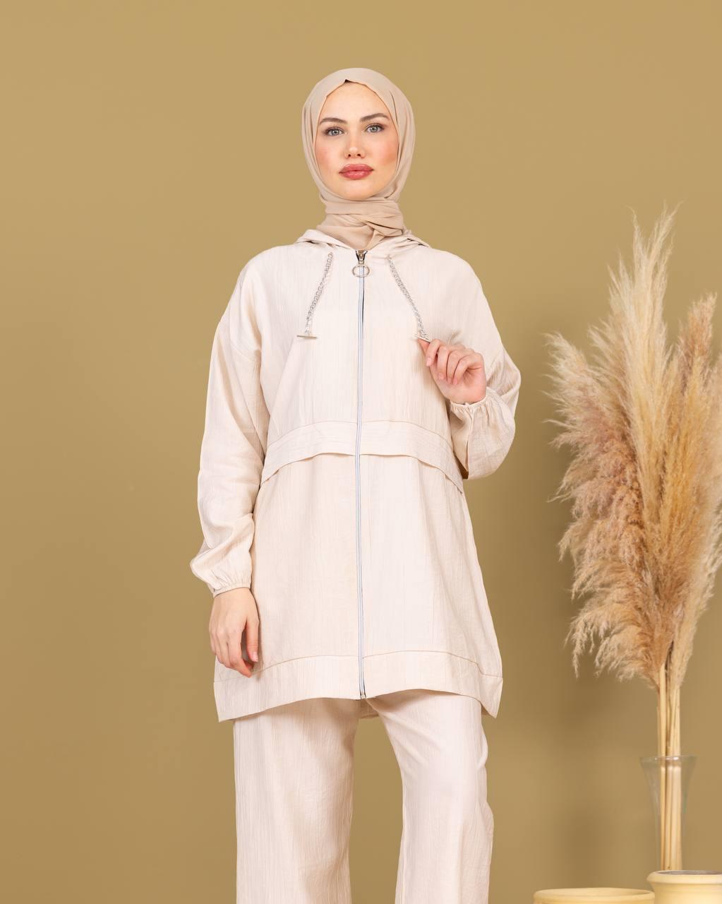 Sayra Shawl Pantolonlu Takım