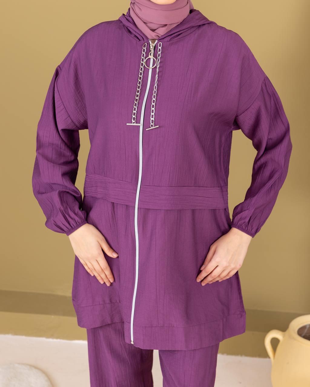 Sayra Shawl Pantolonlu Takım