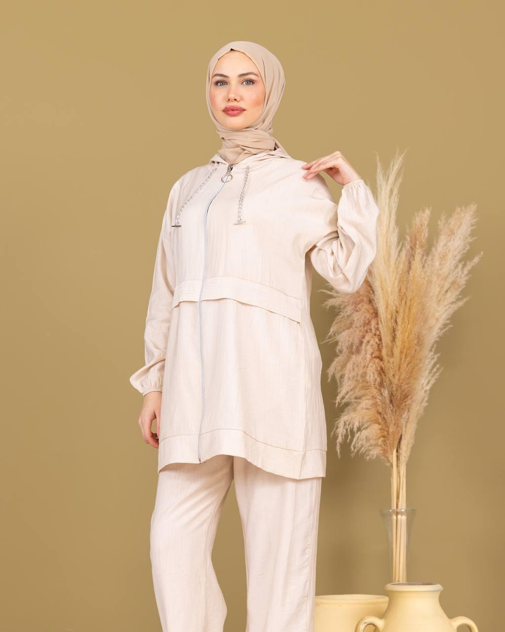 Sayra Shawl Pantolonlu Takım