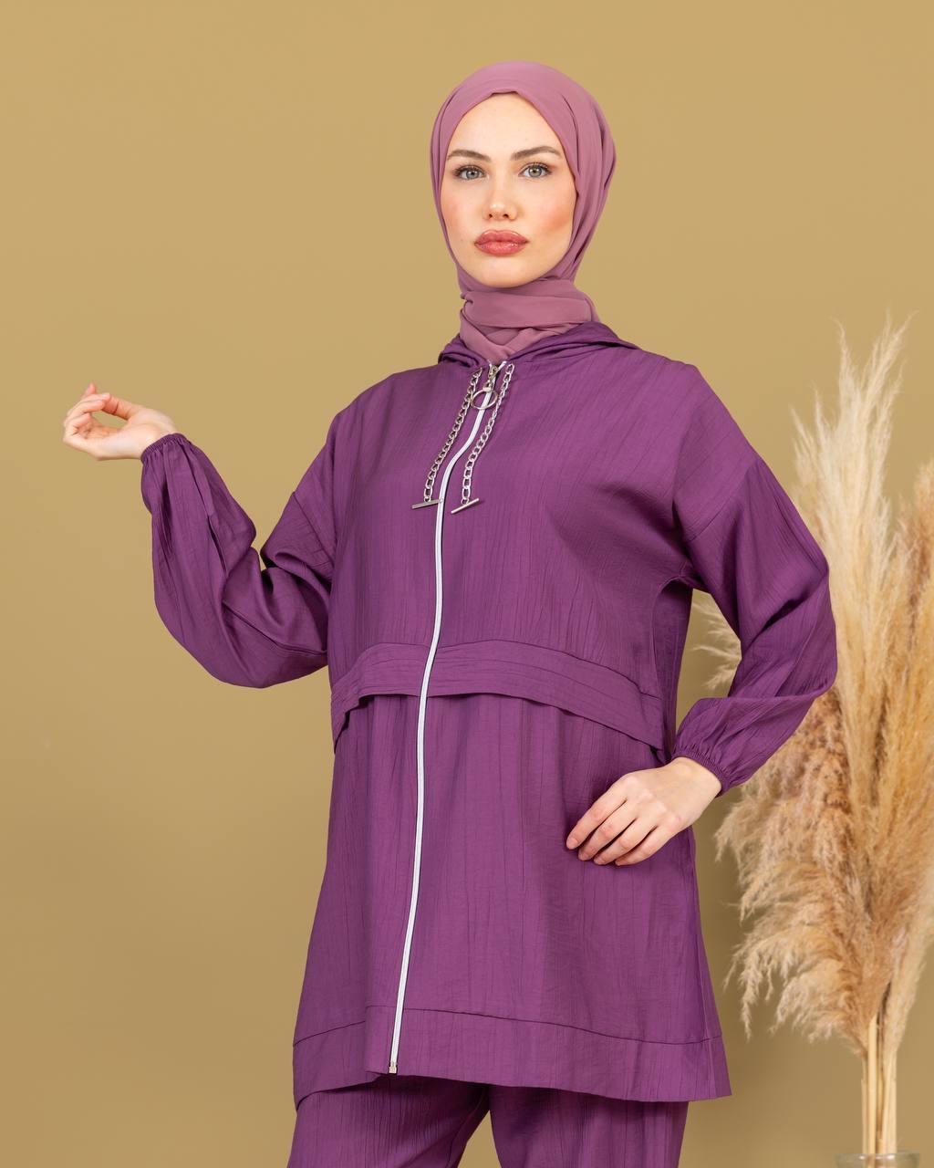 Sayra Shawl Pantolonlu Takım