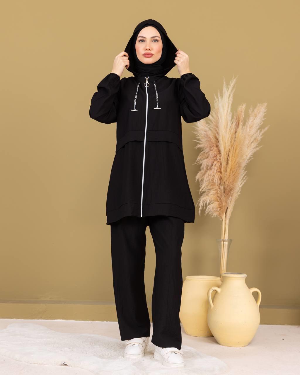 Sayra Shawl Pantolonlu Takım