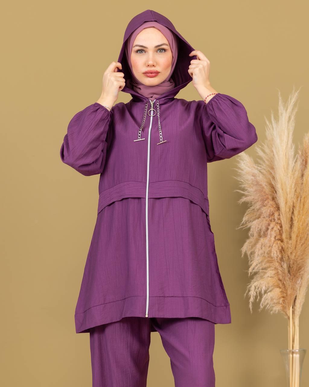 Sayra Shawl Pantolonlu Takım