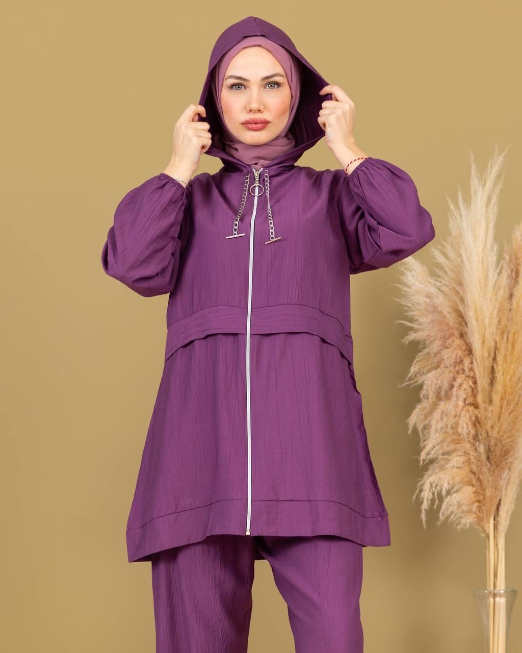 Sayra Shawl Pantolonlu Takım