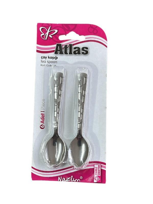 ATLAS  ÇAY KAŞIĞI 6 LI CODE 706