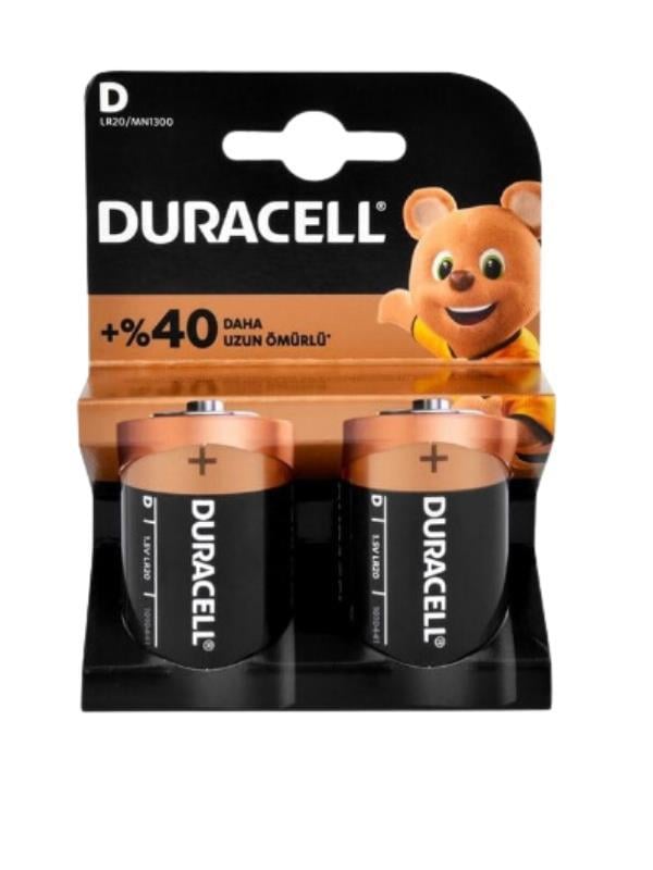 DURACELL D SİZE 2Lİ PAKET
