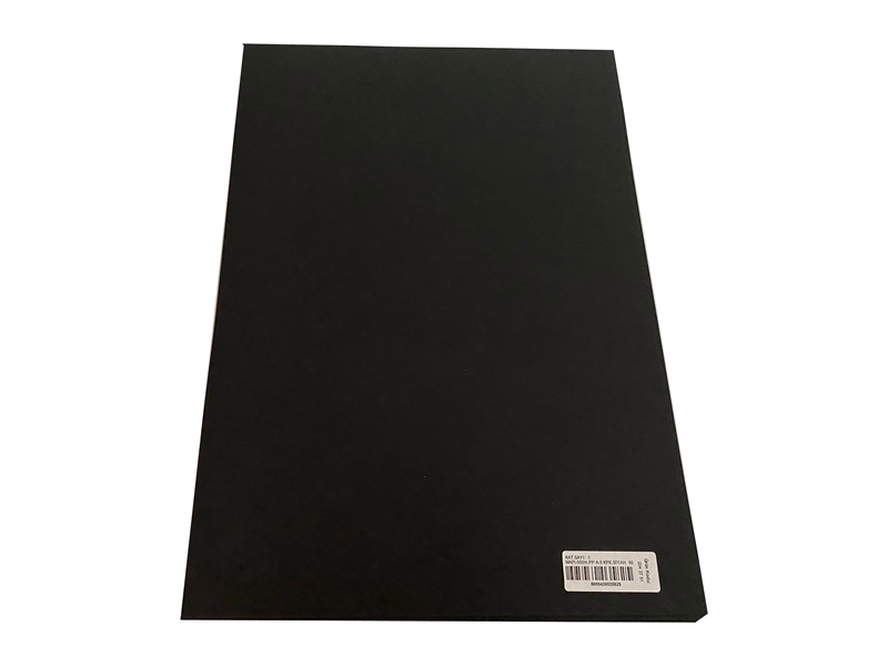 MAPİ A3 PP OPAK KAPAK (KUM DESEN) 550 MİCRON SİYAH 50 Lİ