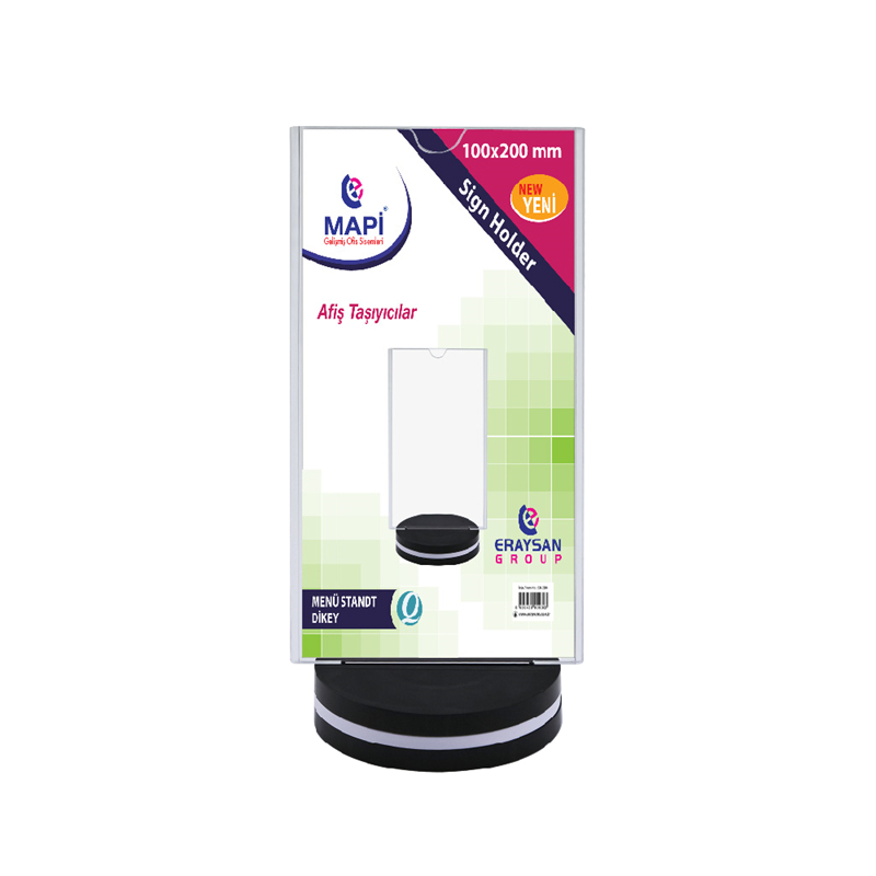 MAPİ MENÜ STAND DİKEY (100X200)