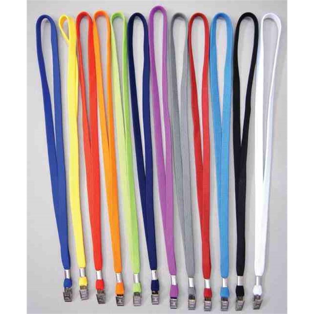 MAPİ METAL KLİPSLİ-POLYESTER DOKUMA KART ASKI İPİ MAVİ 10 LU BLİSTERLI