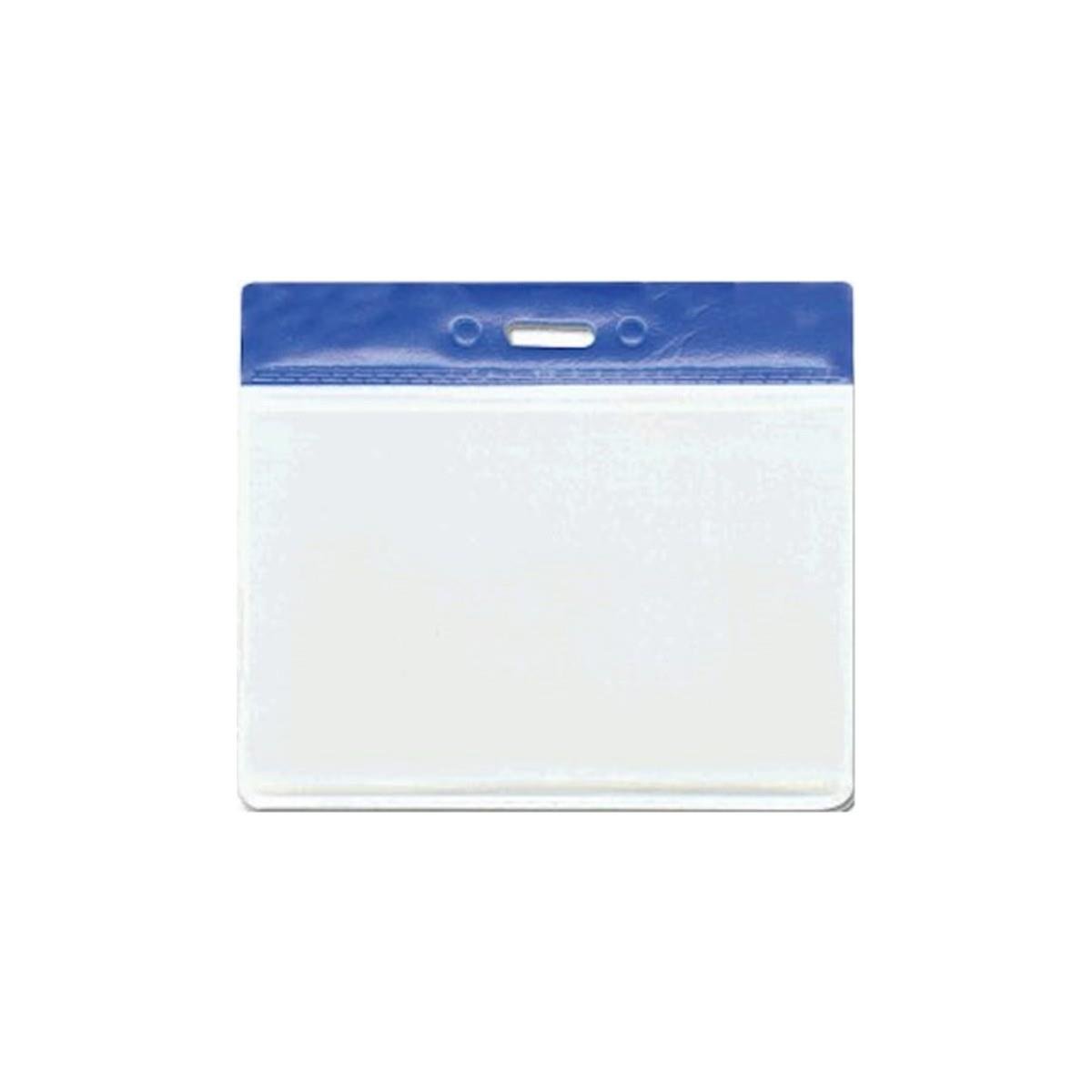 MAPİ PVC KART POŞETLERİ (KARE) LACİVERT ŞERİTLİ 100'LÜ PAKET