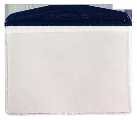 MAPİ PVC KART POŞETLERİ (OVAL) LACİVERT ŞERİTLİ 100'LÜ PAKET