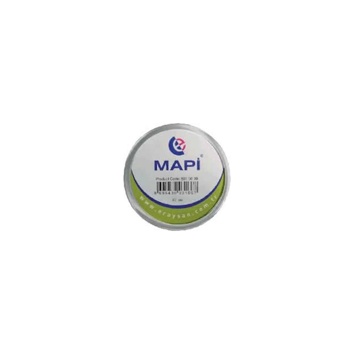 MAPİ ŞEFFAF İĞNELİ İSİMLİK (YUVARLAK) K07 24X24 25Lİ PAKET