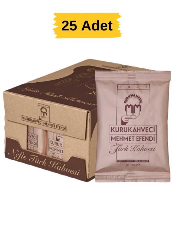 MEHMET EFENDİ TÜRK KAHVESİ 100 GR 25'Lİ