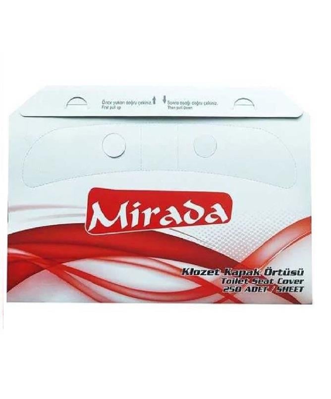 MİRADA TEK KULLANIMLIK KLOZET ÖRTÜSÜ 250 ADET