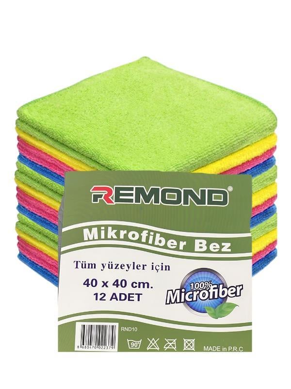 REMOND MİKROFİBER BEZ 40X40 12'Lİ