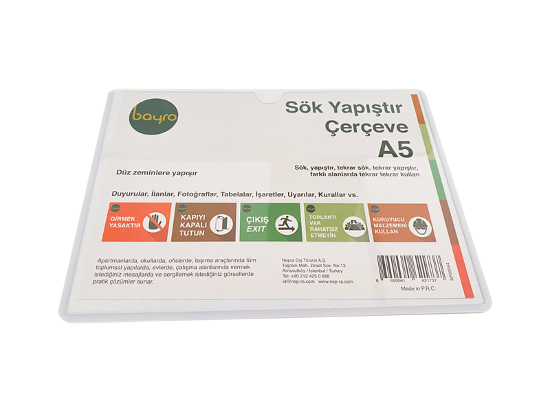SÖK YAPIŞTIR ÇERÇEVE A5 (NP00044) YATAY