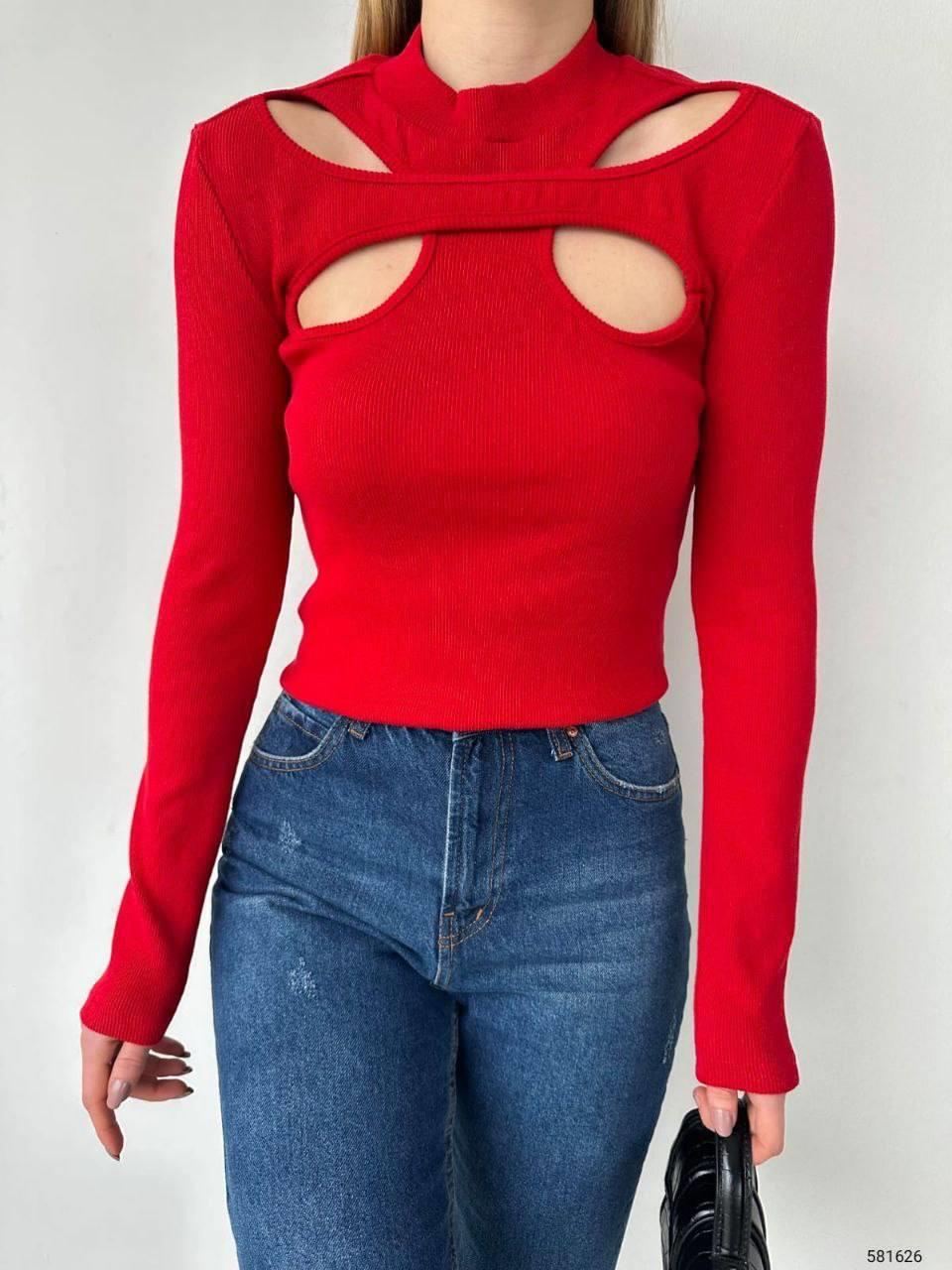 Kaşkorse BLUZ 581626 KIRMIZI