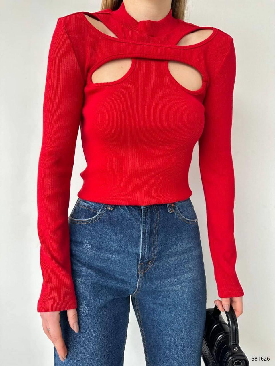 Kaşkorse BLUZ 581626 KIRMIZI