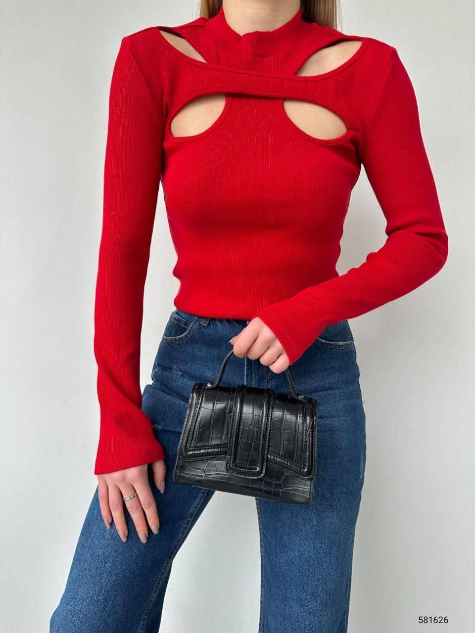 Kaşkorse BLUZ 581626 KIRMIZI