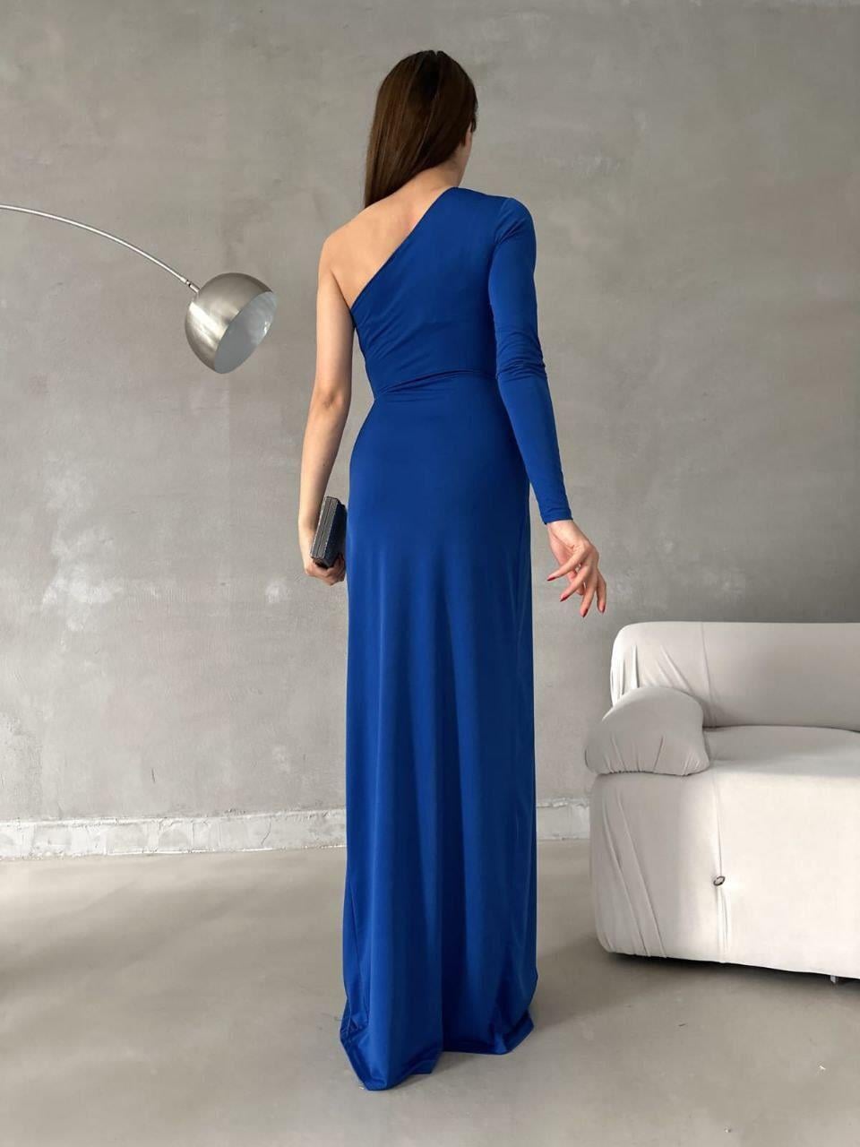 Tek Omuz Dekolteli Uzun Abiye Elbise 582749 SAKS