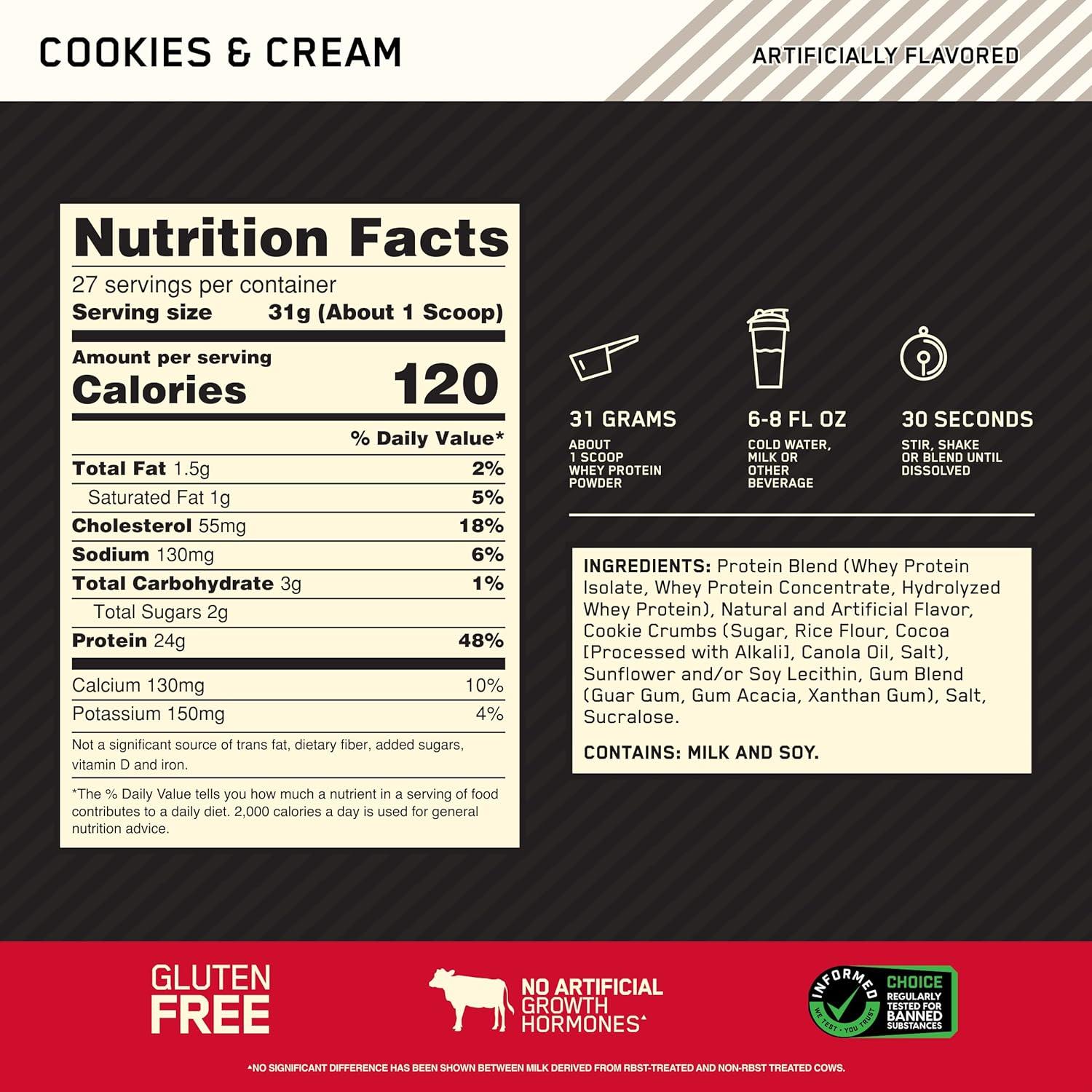 Gold Standard 100% Whey 907 g