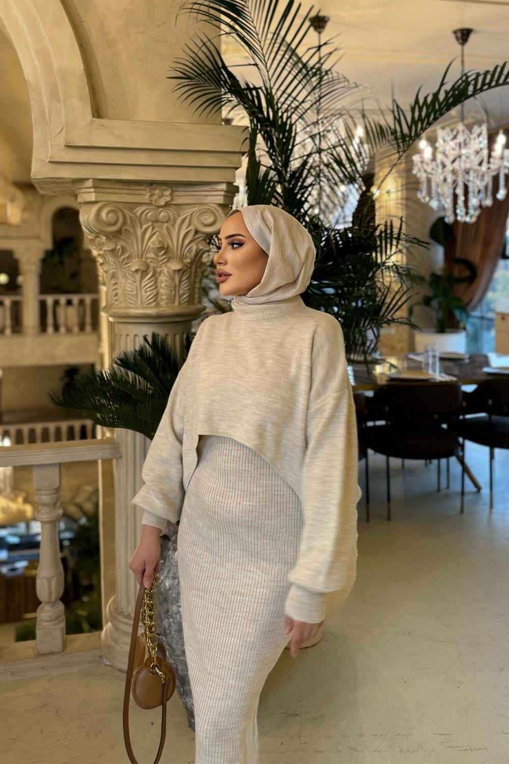 BOLERO TRİKO ELBİSE 