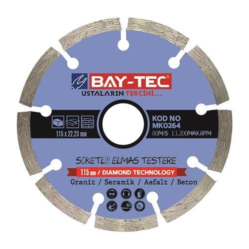 BAYTEC SOKETLİ ELMAS TESTERE 115 MM MK0264