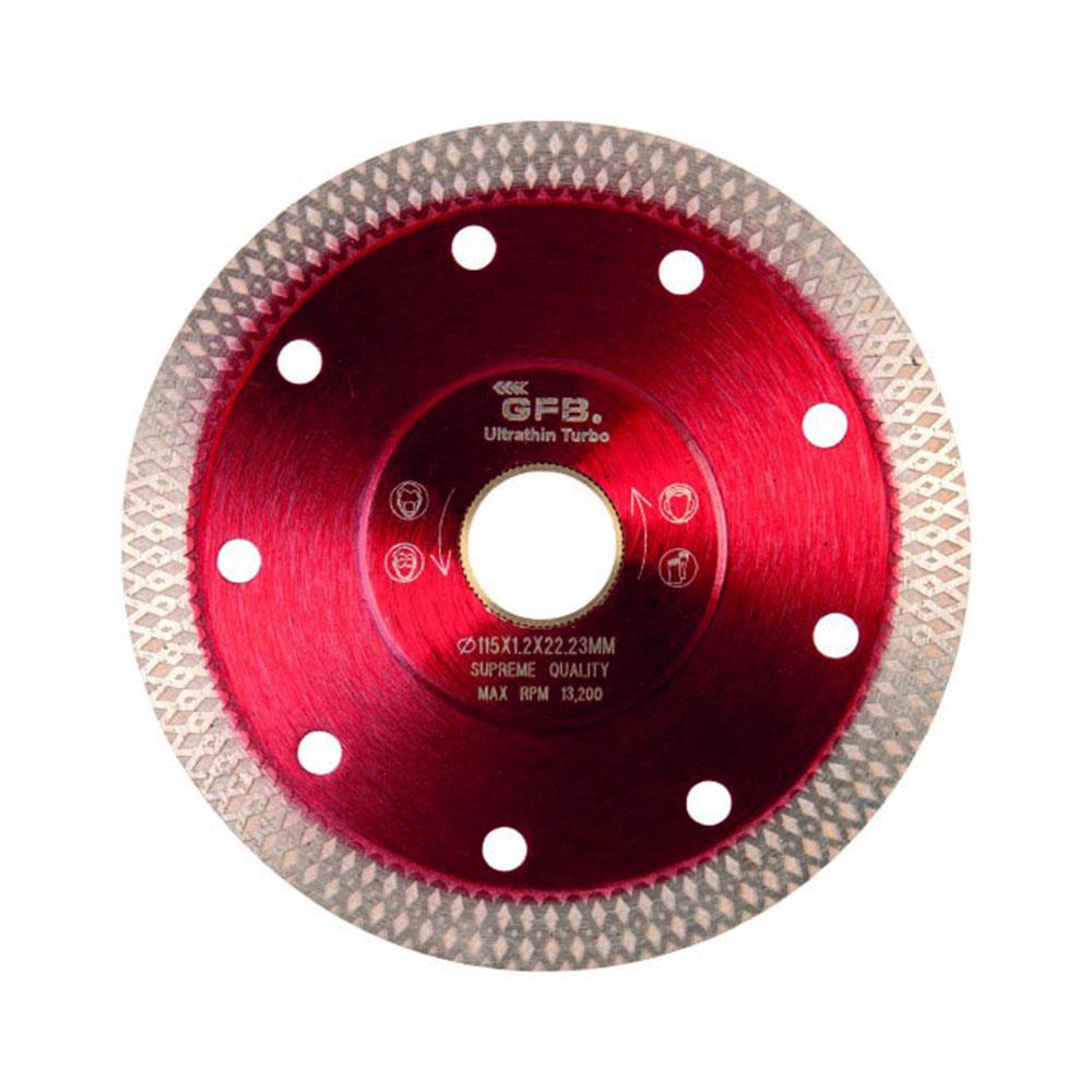 GFB 2394 Premium Turbo İnce Elmas Testere 115 mm (Çapraz Diş)