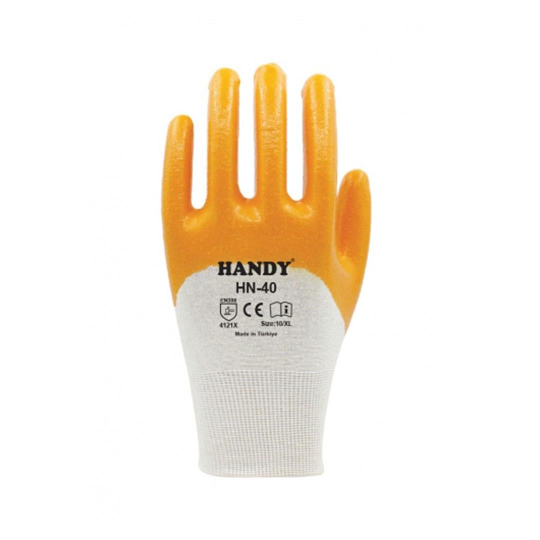Handy Sarı Nitril Eldiven HN-40 No:9