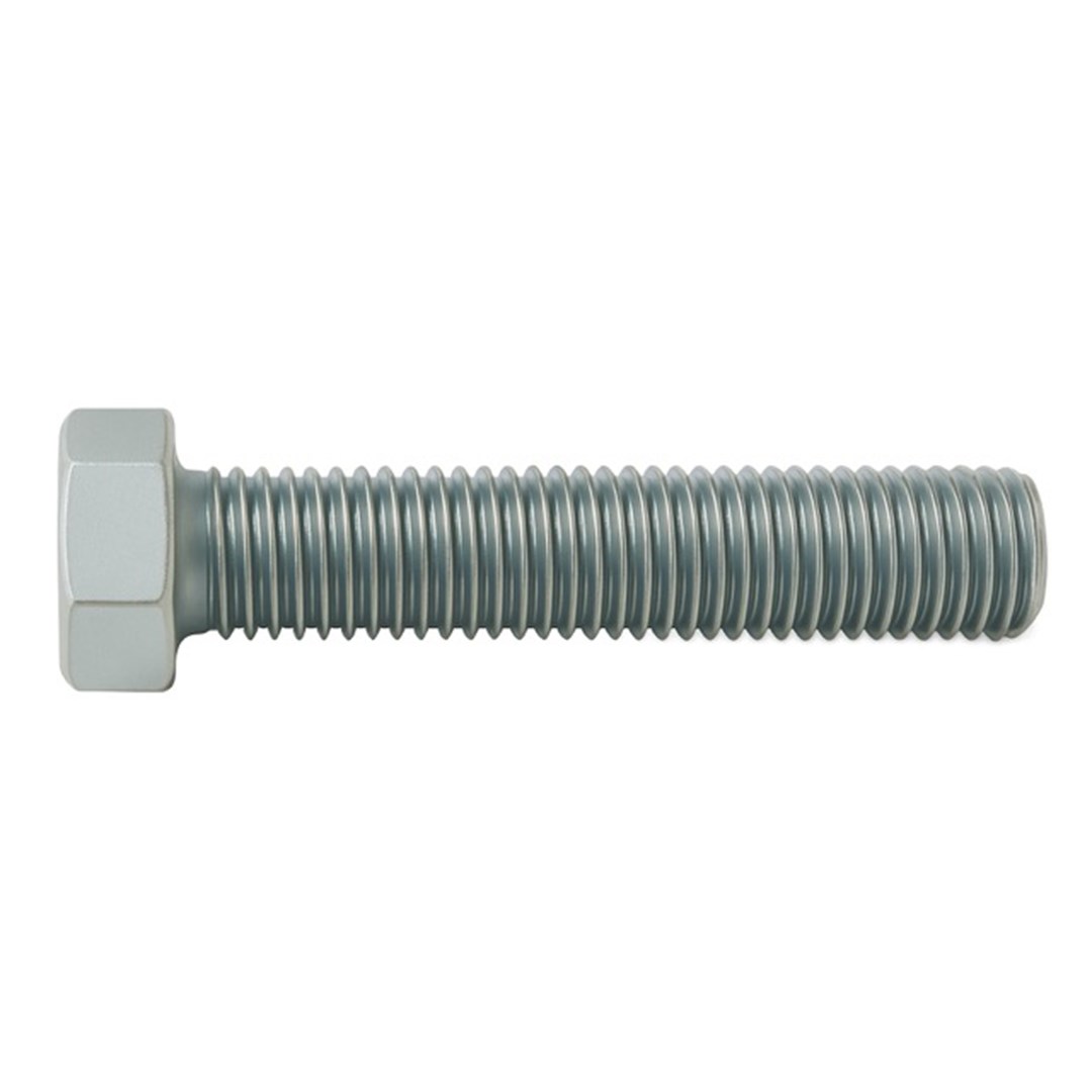 Norm M14X45 DIN 933 8.8 Kalite Altı Köşe Başlı Tam Dişli Beyaz Galvanizli Cıvata 100 ADET