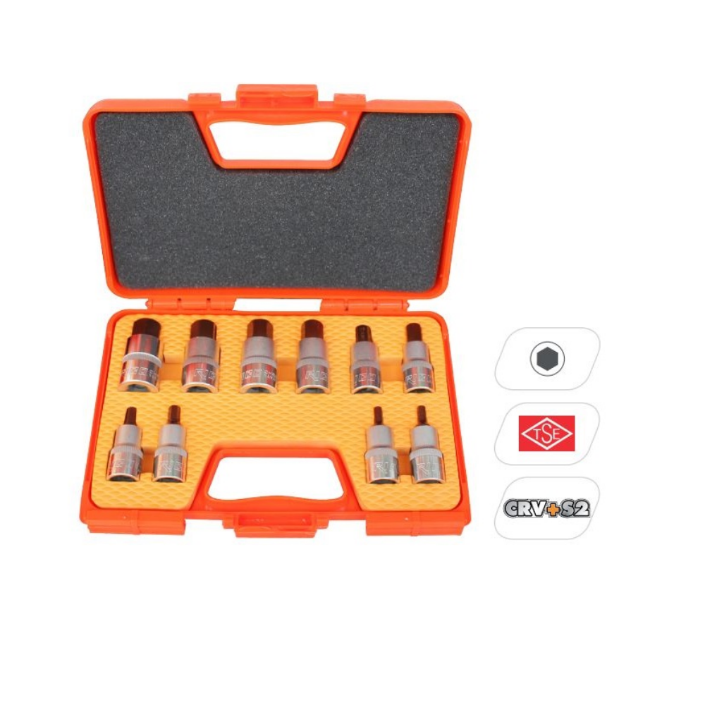 Ri̇co 10 Parça 1/2” Lokmalı Torx Bits Uç Seti