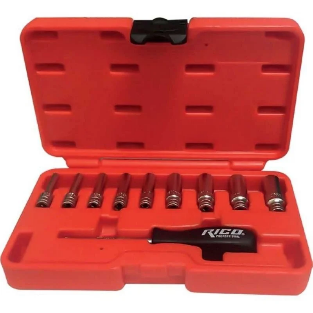 Ri̇co 10 Parça 1/4” 6 Kş Uzun Lokma Set 4 - 13 Mm