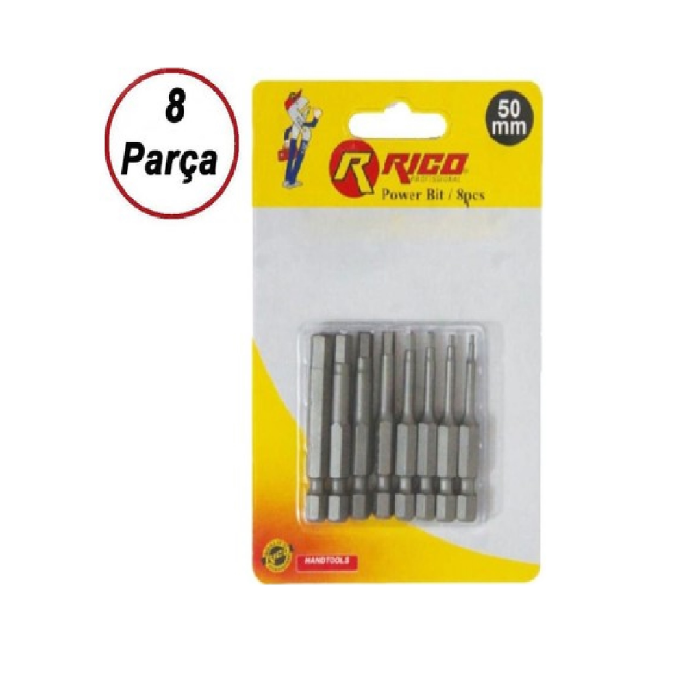 Ri̇co 8 Adet 50mm Bits Uç Seti