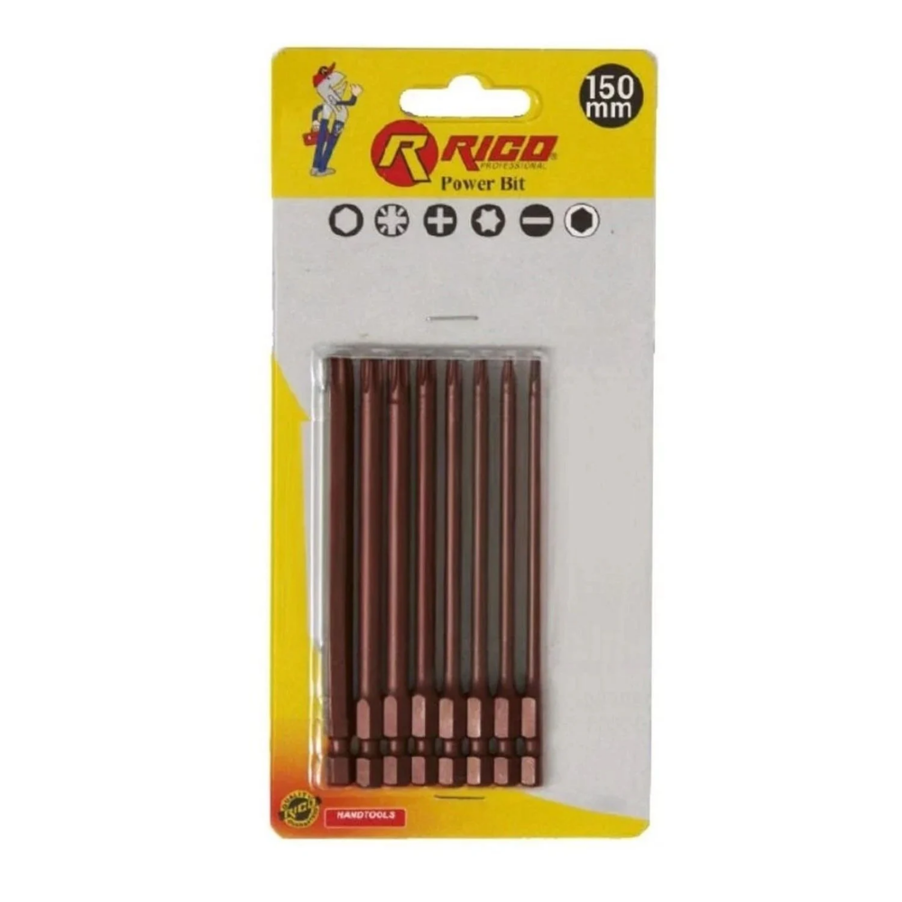 Ri̇co 8  Adet Kaplamalı Torx Bits Set 150mm