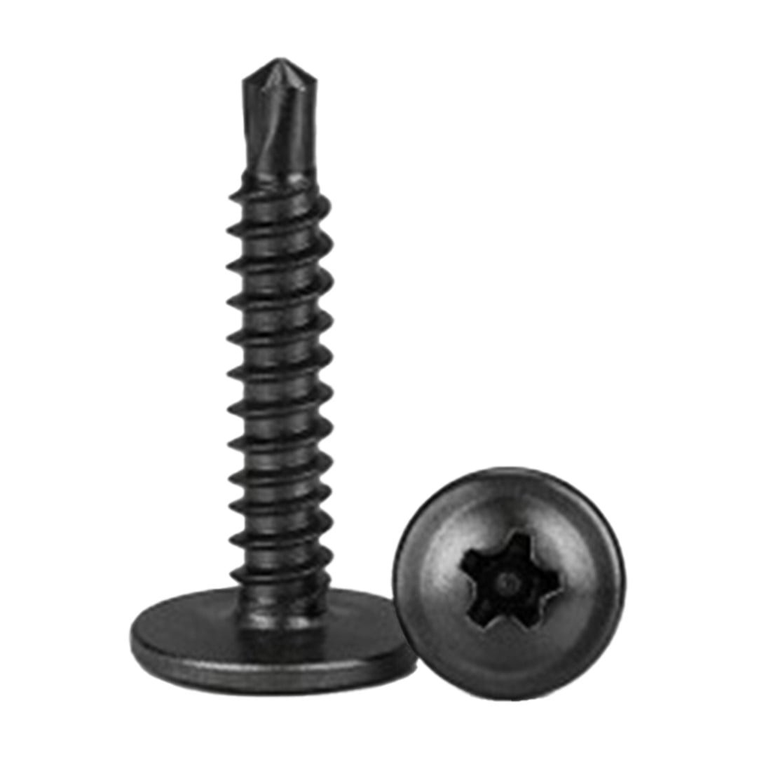STD 4.8X16 RYSB (Pul Başlı Matkap Uçlu) Vida Siyah 100 ADET