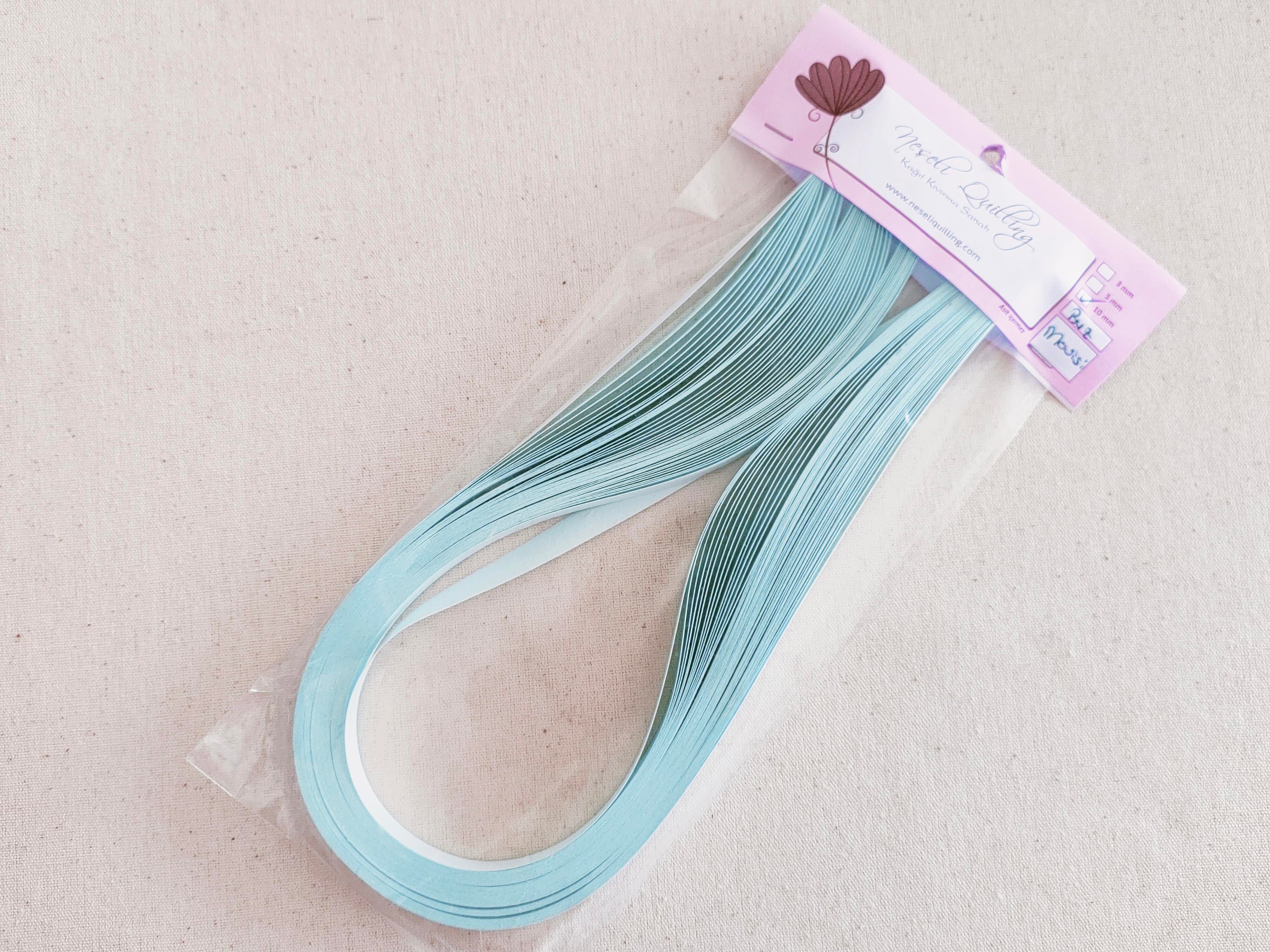 10mm Buz Mavisi Premium Quilling Kağıt Şerit