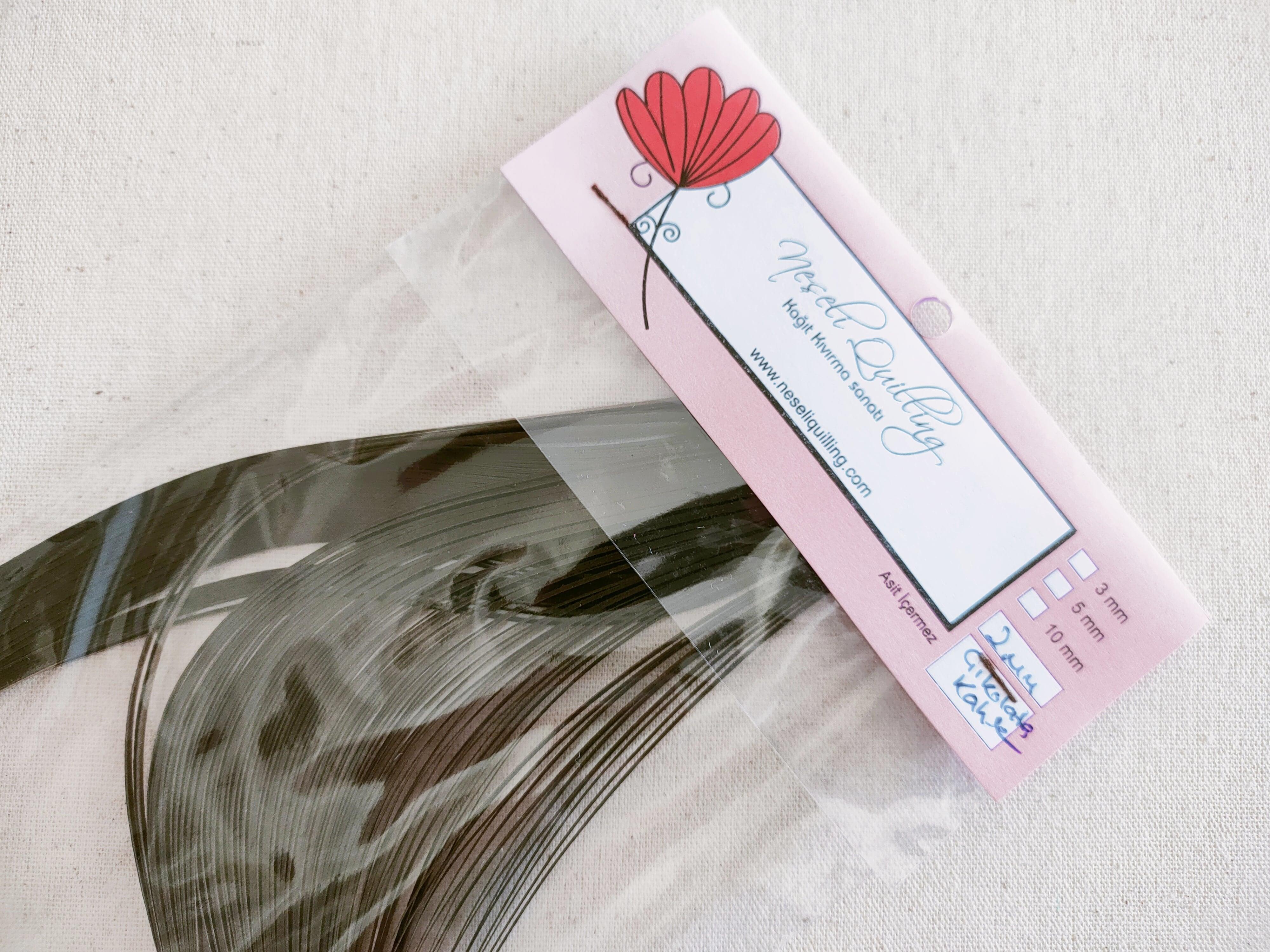 2mm Çikolata Kahve Quilling Kağıt Şerit